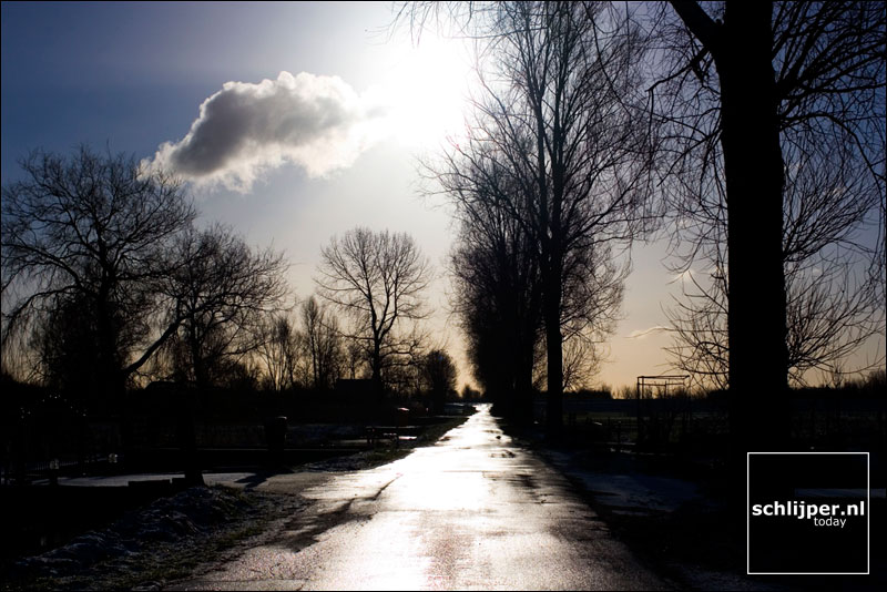 Nederland, Ouderkerk aan de Amstel, 24 januari 2005