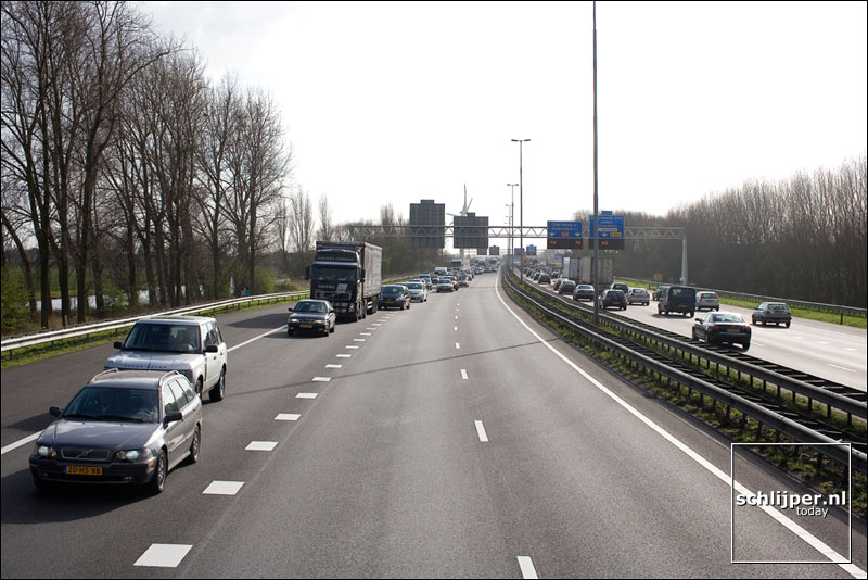 Nederland, Zoeterwoude-Rijndijk, 3 april