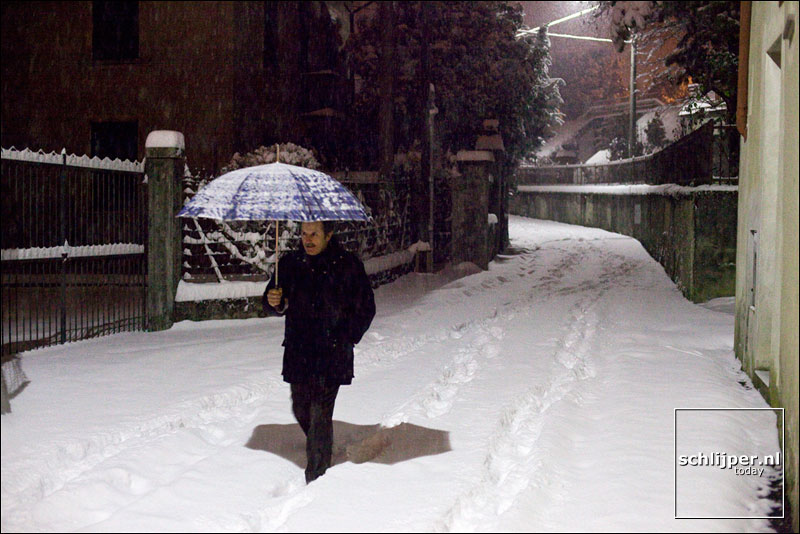 Italië, Caldè, 21 december 2009