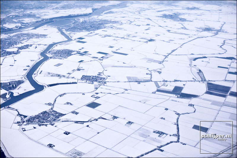 Nederland, Goudswaard, 24 december 2009