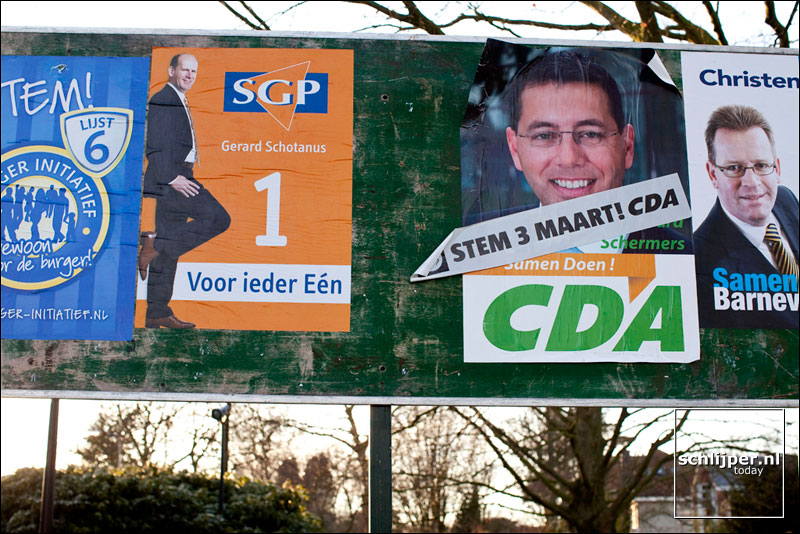 Nederland, De Glind, 7 maart 2010
