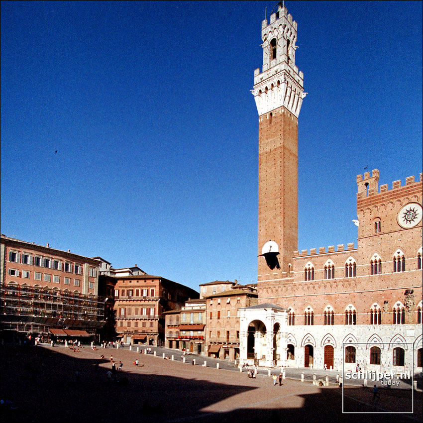 Italie, Siena, 9 juni 2001.