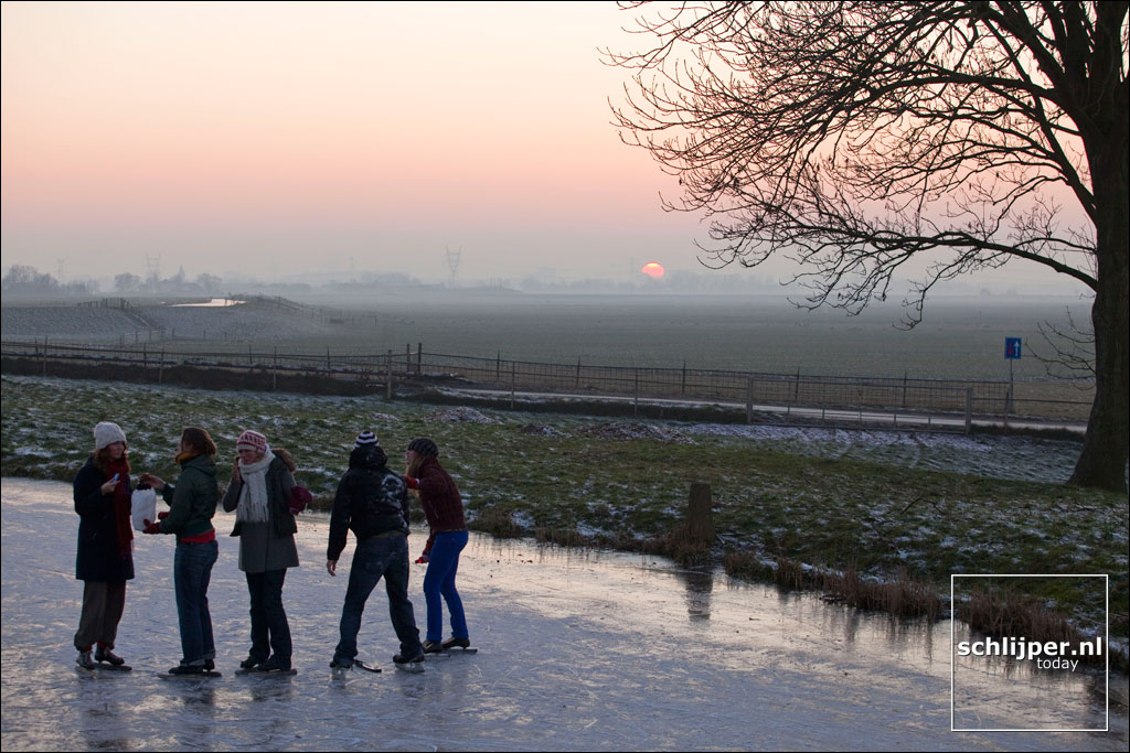Nederland, Broek in Waterland, 30 december 2008