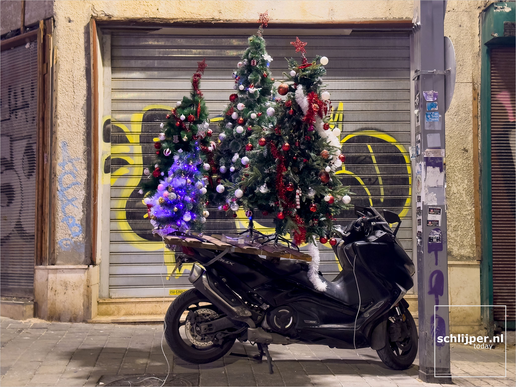 Israel, Tel Aviv, December 24, 2025