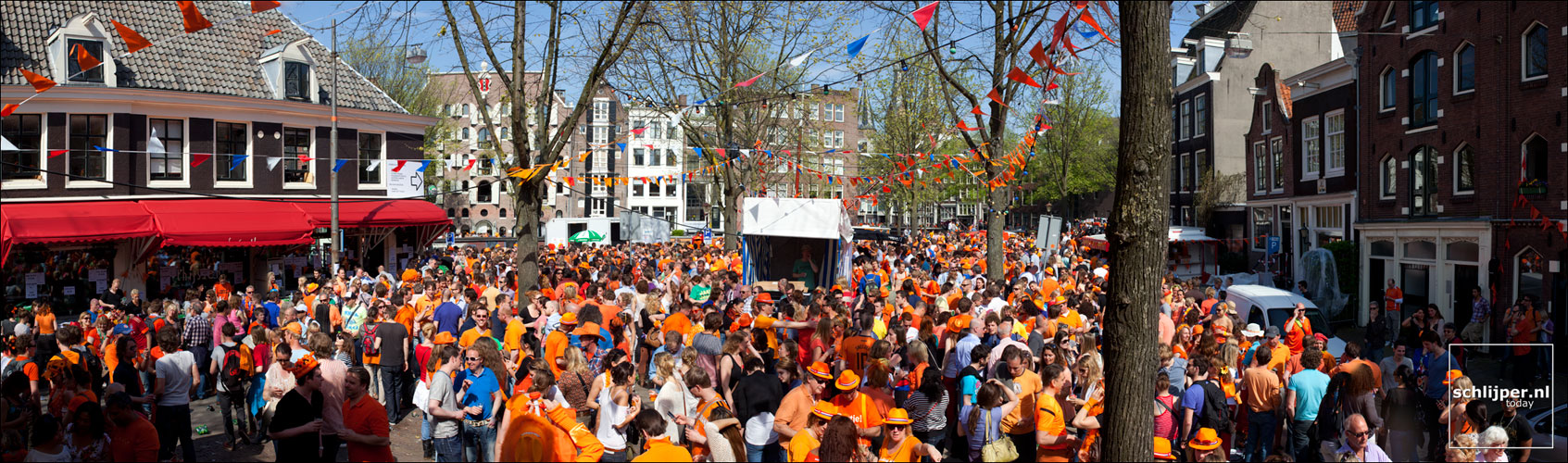 Nederland, Amsterdam, 30 april 2012